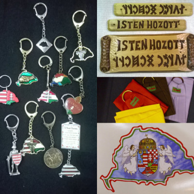 Magyaros kulcstartók, egyéb használati tárgyak