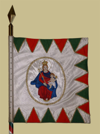 Trónfosztás utáni 1849-es honvéd lovassági zászló