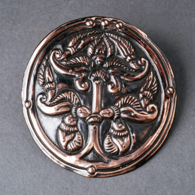 Anarcsi életfa, réz hajfonatkorong