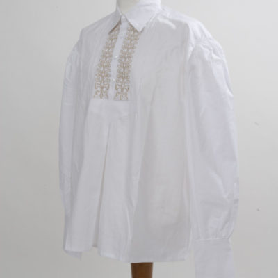 hímzett fehér székely ing
