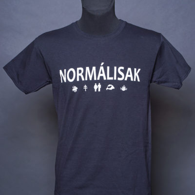 Normálisak feliratú póló
