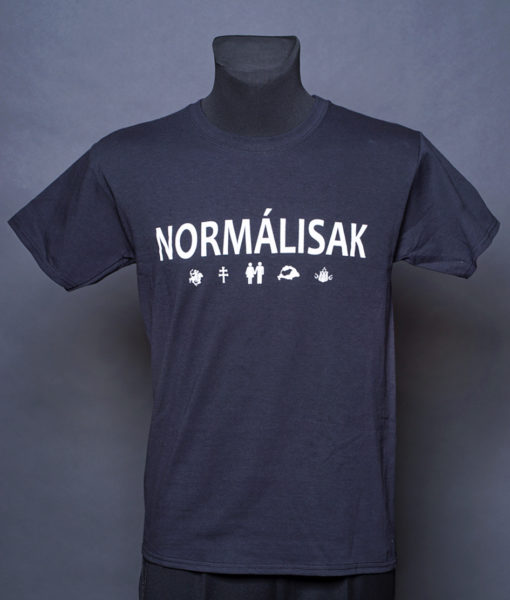 Normálisak feliratú póló
