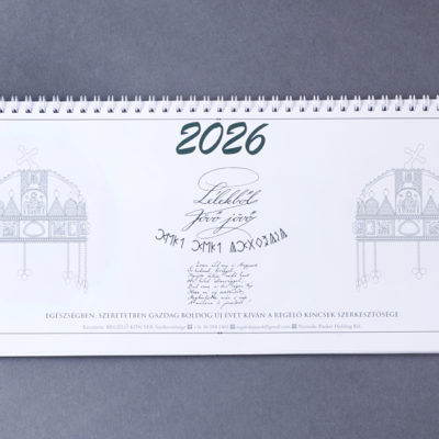 Regélő asztali naptár 2026