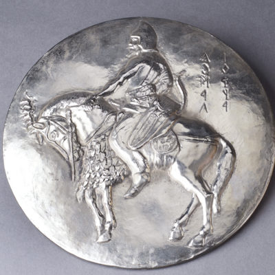 Szkíta lovas falikép