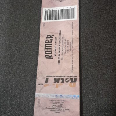 Romantikus Erőszak búcsúkoncert jegy