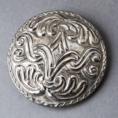 Ezüst hajfonatkorong